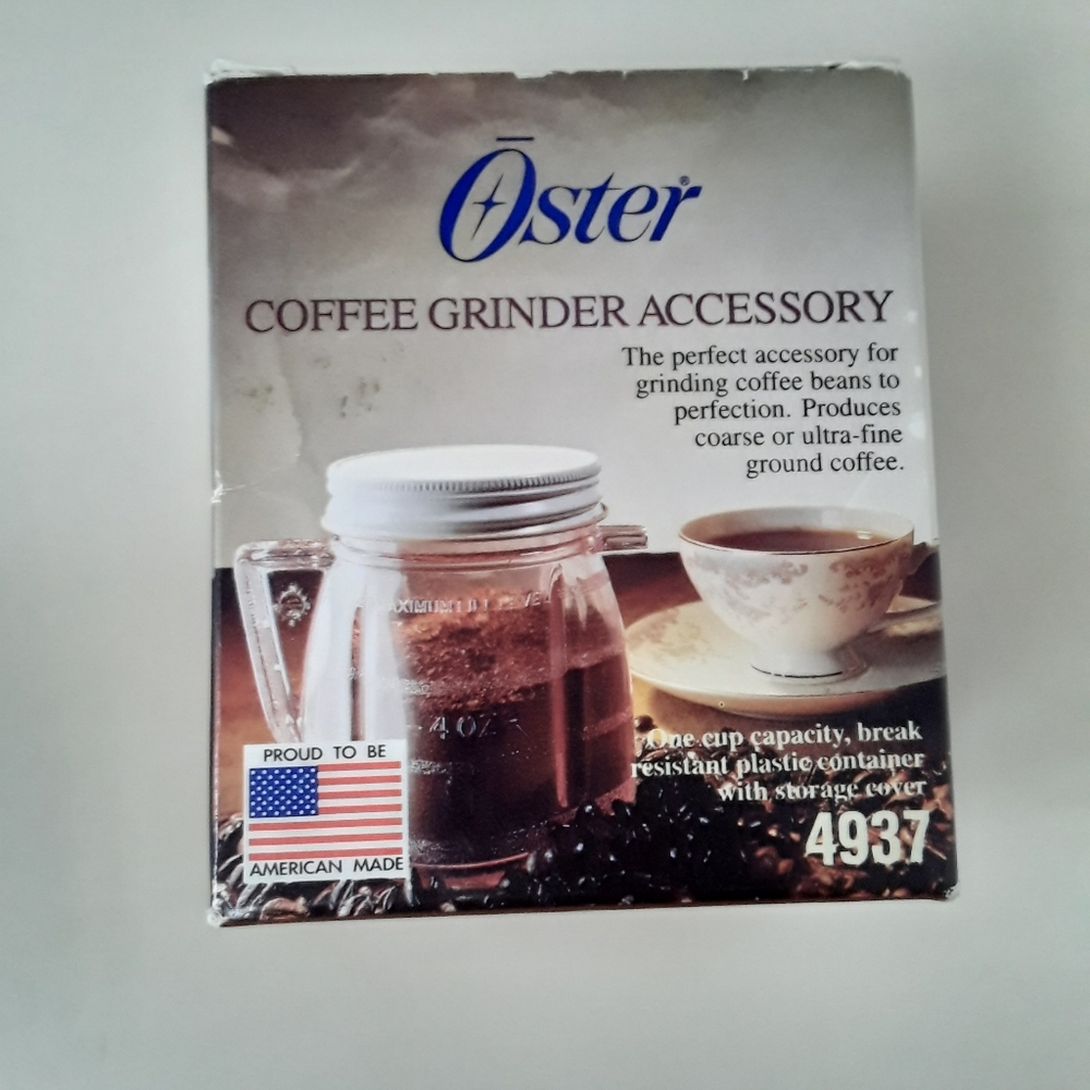 Vintage Oster coffee grinder Accessories